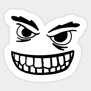 Evil smile Sticker